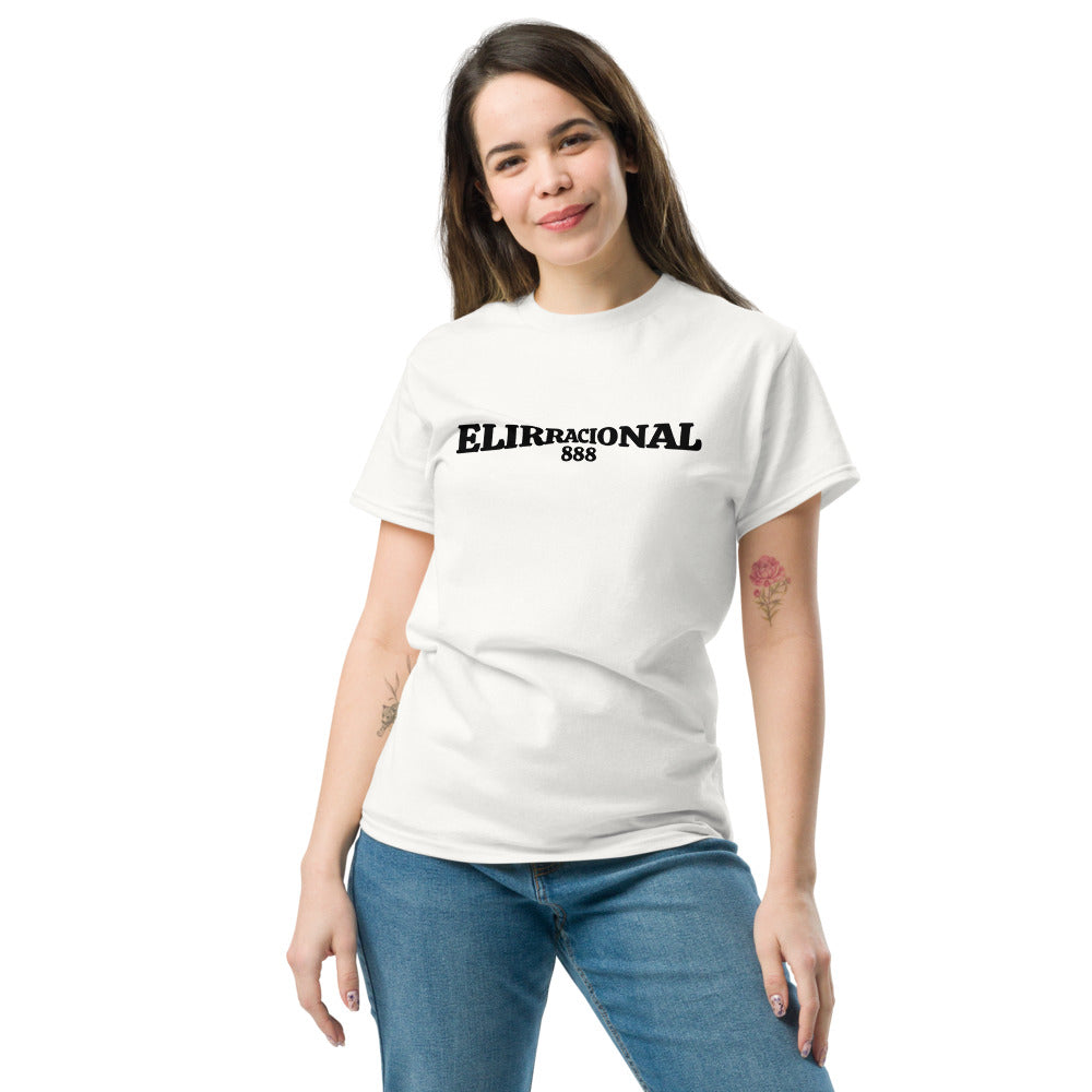 Camiseta de manga corta blanca ELIRRACIONAL888