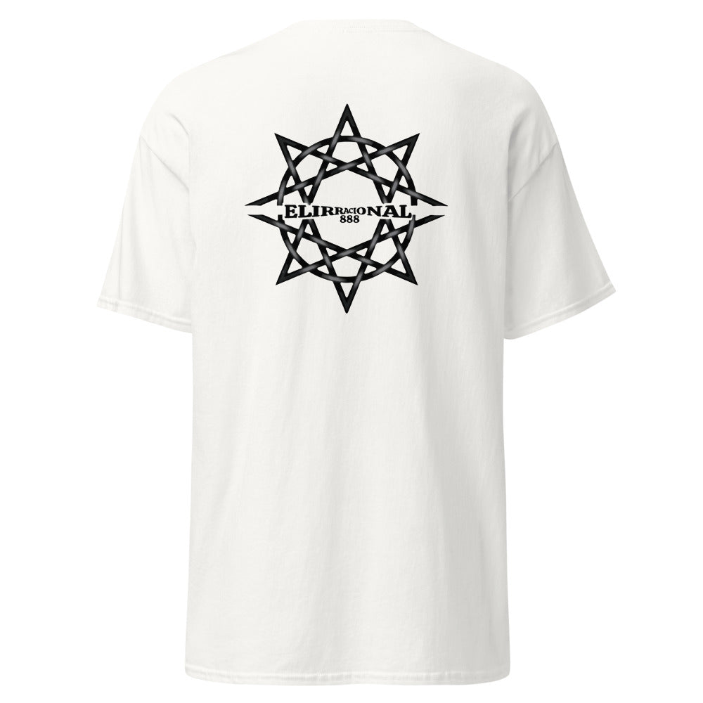Camiseta de manga corta blanca ELIRRACIONAL888