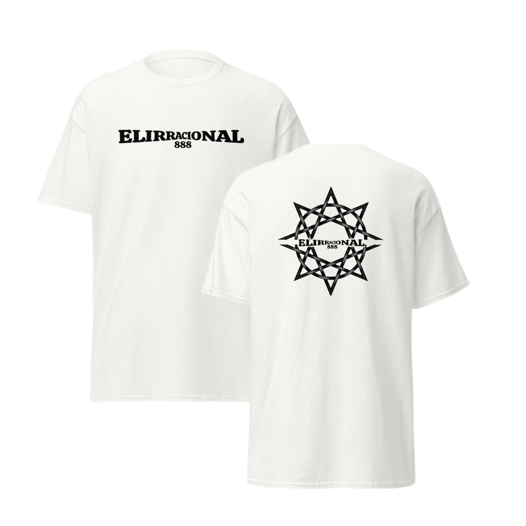 Camiseta de manga corta blanca ELIRRACIONAL888